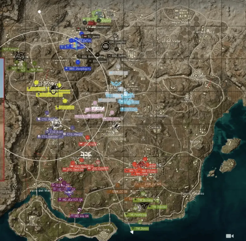 足彩网-PCL秋季赛小组赛W2D1R5:RBS吃鸡,单局8淘汰